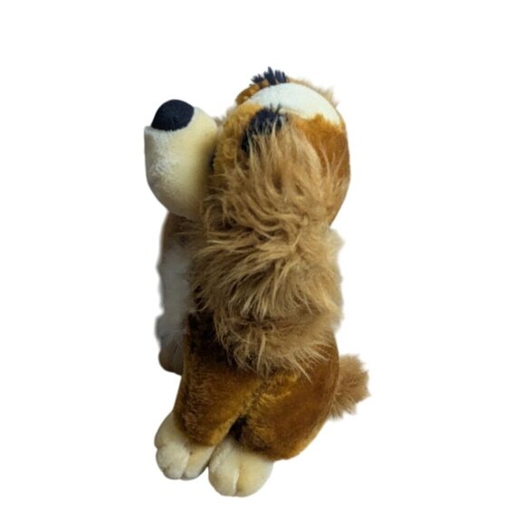 Goffa  Cocker Spaniel Dog plush stuffed animal toy  9" brown black - Picture 3 of 8